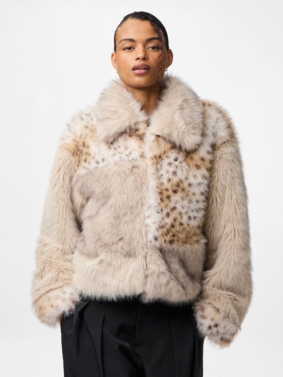 Cozy Plush Jacket – Miękka, Puszysta Kurtka z Imitacji Futra