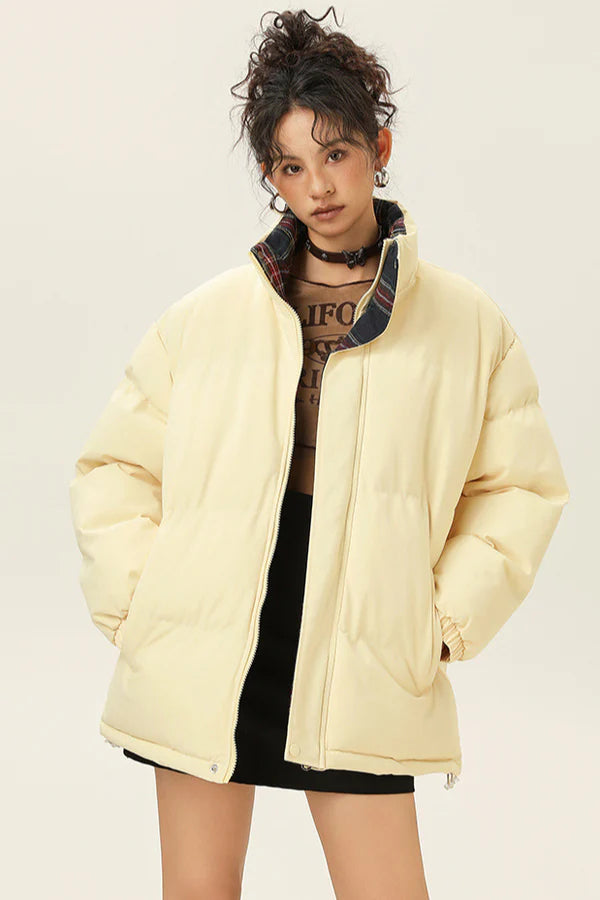 Ciepła, zimowa, wodoodporna kurtka puchowa