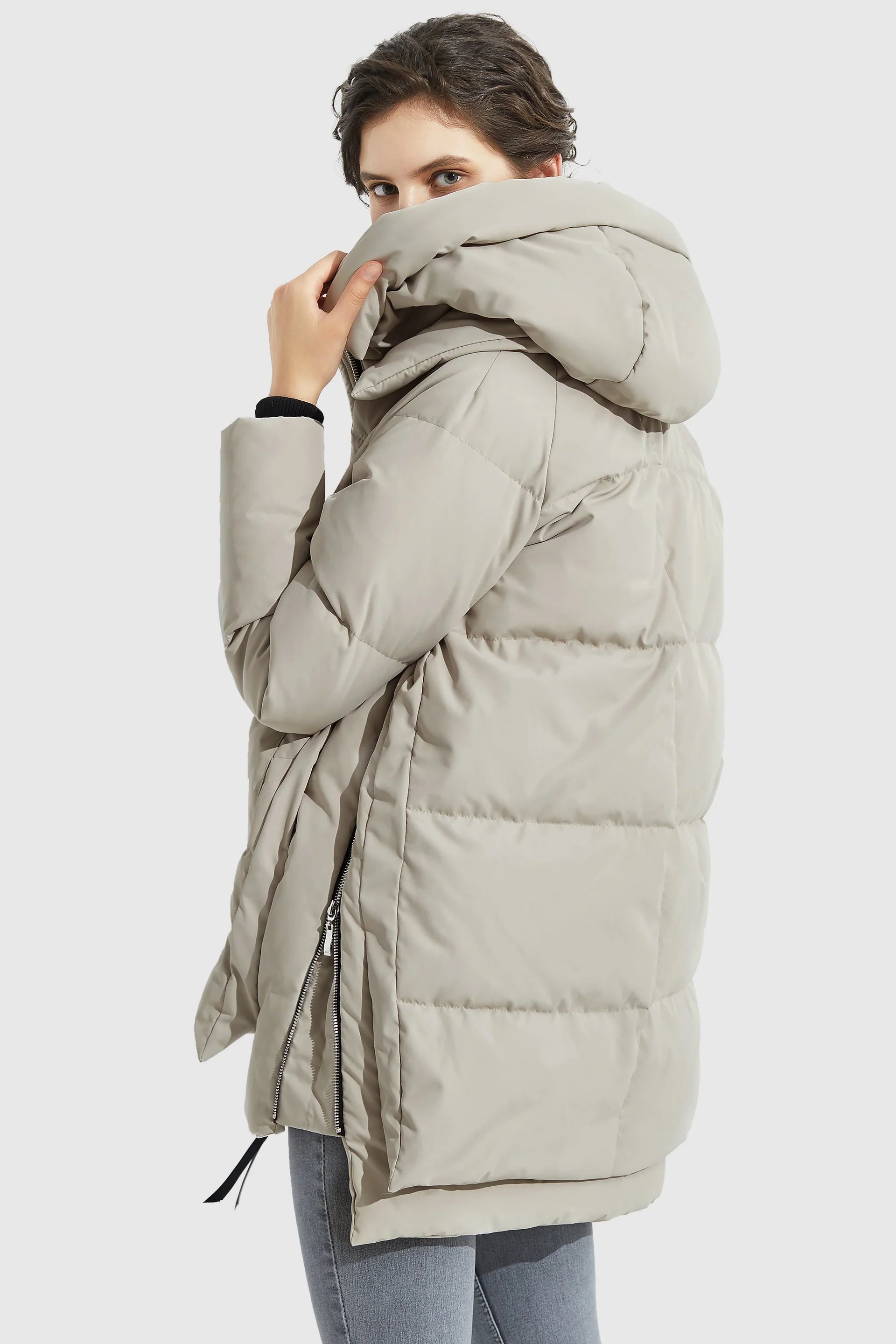 Evara™ Damska Kurtka Puchowa Gruba&nbsp;