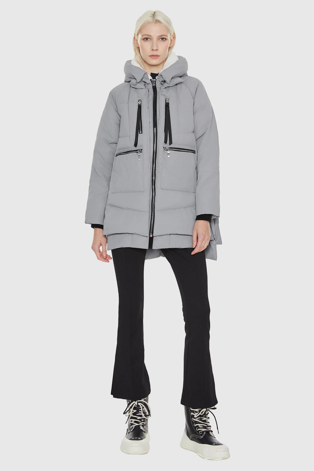 Evara™ Damska Kurtka Puchowa Gruba&nbsp;