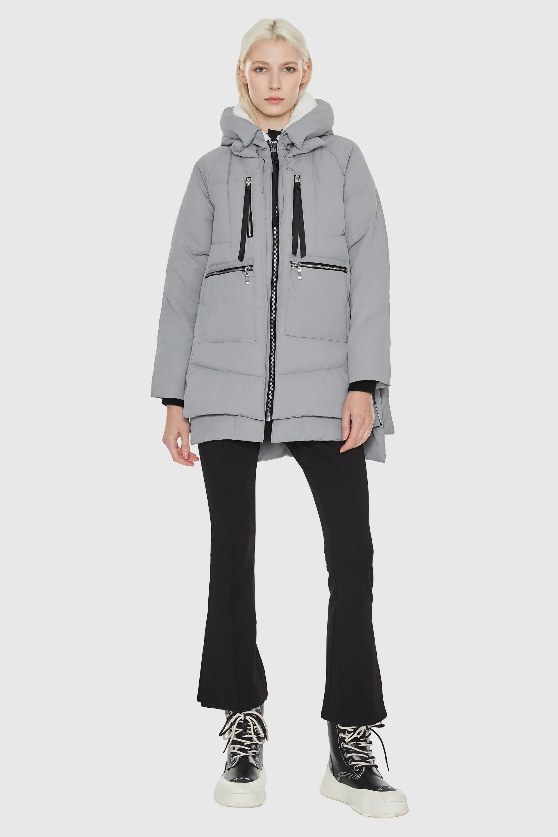 Evara™ Damska Kurtka Puchowa Gruba&nbsp;