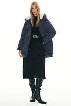 Evara™ Damska Kurtka Puchowa Gruba&nbsp;