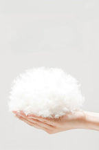 Damska zimowa kurtka puchowa z długim golfem