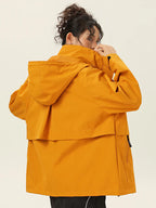 Kurtka uniwersalna z kapturem i oversize'owym krojem