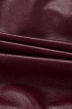 Elegancka, miejska, oversize'owa skórzana kurtka